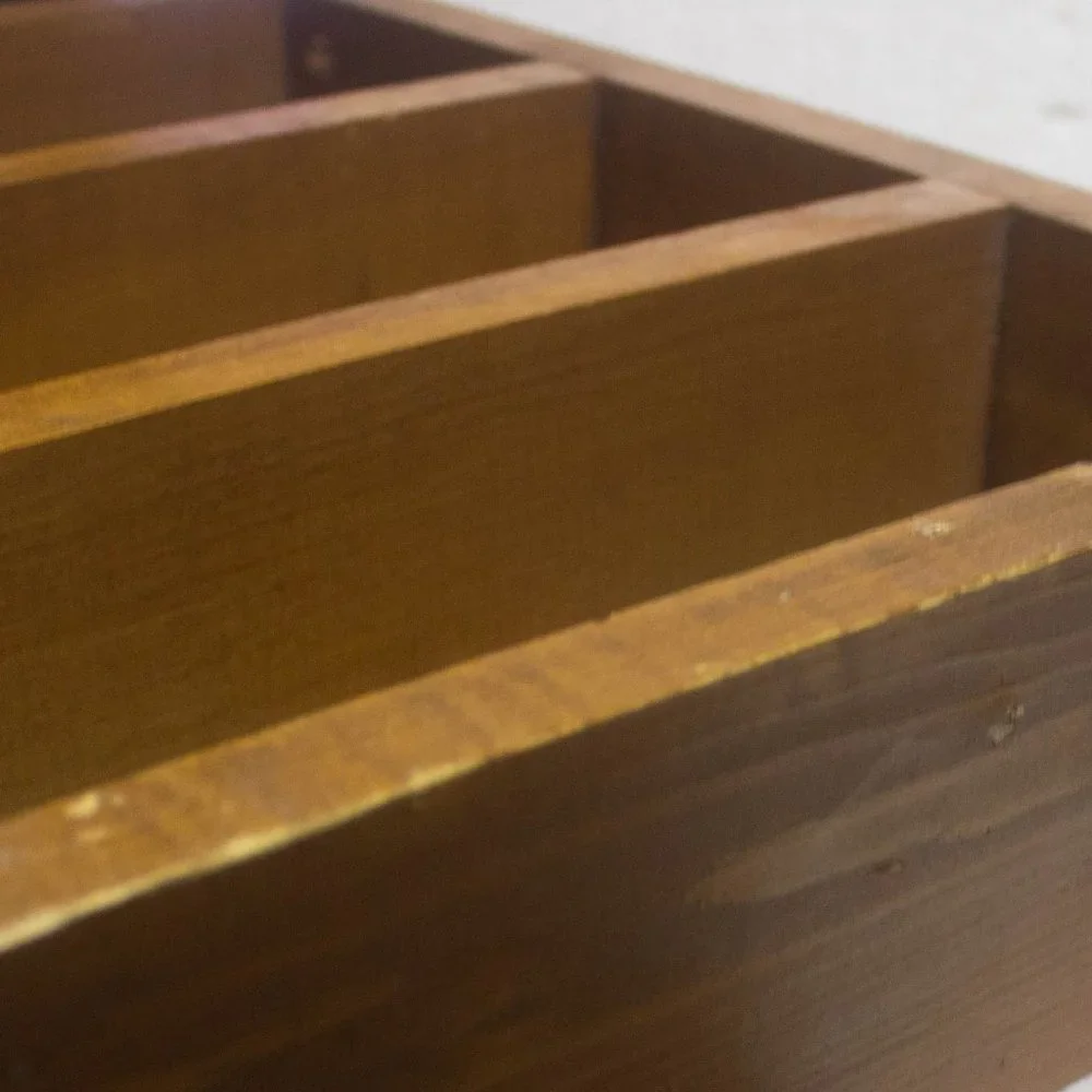 Handmade Wood Cabinet with Doors